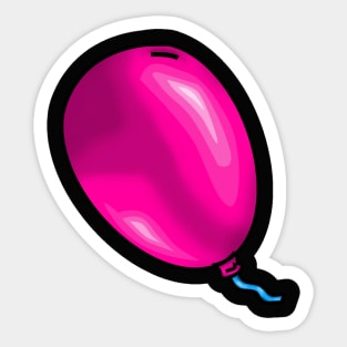 Pink Balloon Sticker